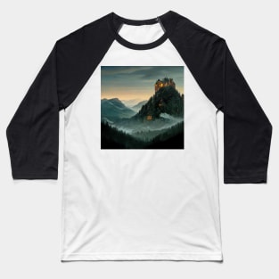 Castle in the misty peaks II Baseball T-Shirt
